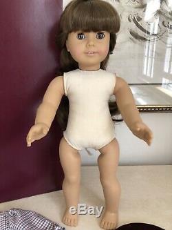 American Girl White Body Samantha Doll Pleasant Company Meet Accessories + Box