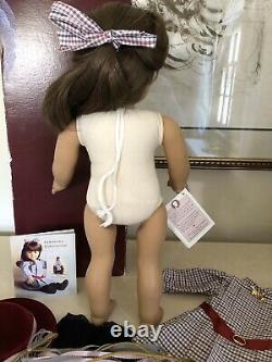 American Girl White Body Samantha Doll Pleasant Company Meet Accessories + Box