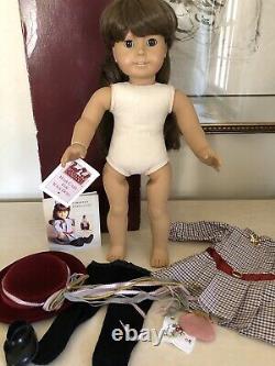 American Girl White Body Samantha Doll Pleasant Company Meet Accessories + Box