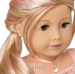 American Girl Winter Princess Doll Blond Swarovski Crystals Box Damage