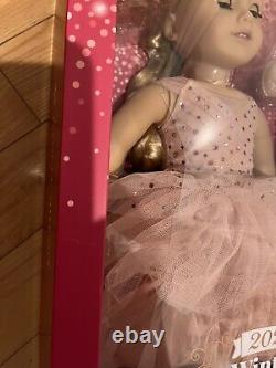 American Girl Winter Princess Doll Blond Swarovski Crystals Box Damage