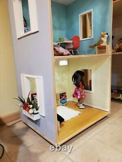 American Girl Wooden Doll House Life Size