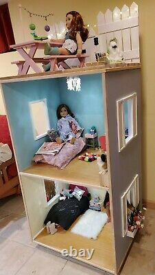 American Girl Wooden Doll House Life Size