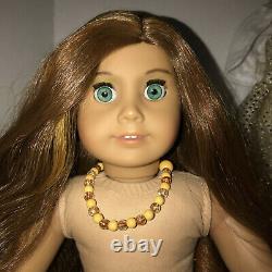 American Girl doll Custom, Brown Ombre Hair Green Eyes + Ex