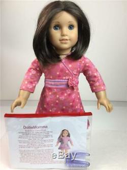American Girl of the Year Chrissa 18 inch dollMeet DressBlue EyesDark Hair