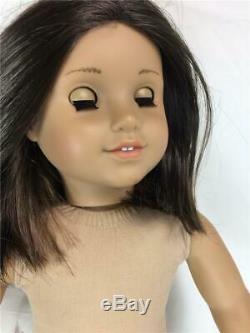 American Girl of the Year Chrissa 18 inch dollMeet DressBlue EyesDark Hair
