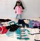 American Girl pleasant company Lot dark complexion Doll 14 outfits clothes