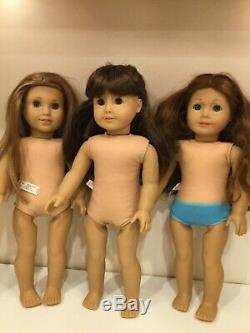 American girl 18 inch Doll lot TLC retired Mckenna, Saige, + Samantha