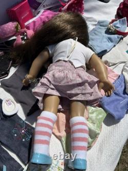 American girl Doll GRACE With Lots Of Clothes, Bracelet Shoes Ect Rare