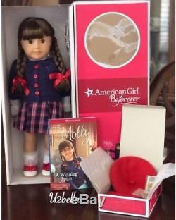 American girl Doll Molly Beforever doll & Book With Accessories NEW IN BOX