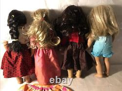 American girl Pleasant Company doll lot Of 4 Read Description