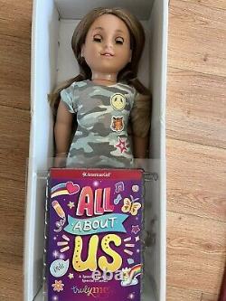 American girl doll Kavi withcustom wig & eyes, pierced ears