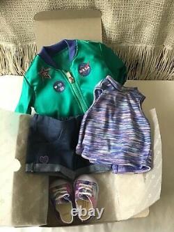 American girl doll LOT Luciana Stellar, Flight Suit, Visitors Acc, Space RETIRED