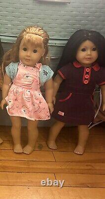 American girl doll Lot Of 2 (clothes Not Included)