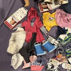American girl doll Lot of Dolls clothes and accessories