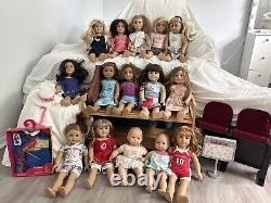 American girl doll collection