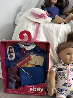 American girl doll collection