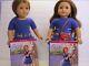American girl dolls lot Saige in good conditions with meet outfits, book, stand