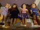 American girl lot of dolls