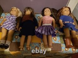 American girl lot of dolls