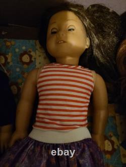 American girl lot of dolls