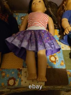 American girl lot of dolls
