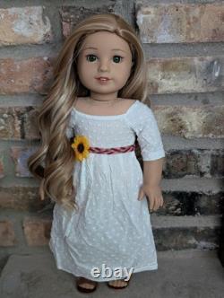 Augusta Custom American Girl Doll OOAK Red Blonde Hair Green Eyes Jess Mold
