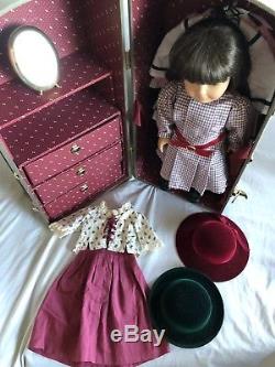 Authentic Pleasant Company American Girl Doll Samantha with travel trunk etc