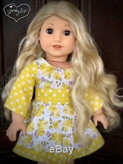 BEAUTIFUL Custom American Girl Doll BLAIRE Caroline BROWN eyes OOAK jodybo