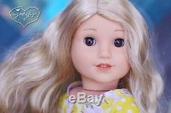 BEAUTIFUL Custom American Girl Doll BLAIRE Caroline BROWN eyes OOAK jodybo