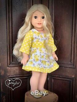 BEAUTIFUL Custom American Girl Doll BLAIRE Caroline BROWN eyes OOAK jodybo