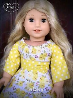 BEAUTIFUL Custom American Girl Doll BLAIRE Caroline BROWN eyes OOAK jodybo