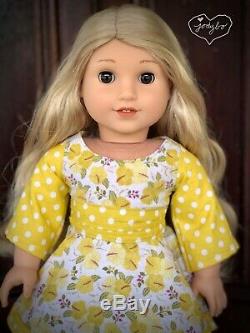 BEAUTIFUL Custom American Girl Doll BLAIRE Caroline BROWN eyes OOAK jodybo