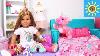 Baby Doll Bedroom With Unicorns Rainbows American Girl Doll Play Dress Up