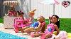 Baby Dolls Swimming In The Pool Party With American Girl LIL Sisters