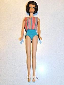 Barbie VINTAGE Brunette BEND LEG AMERICAN GIRL BARBIE Doll