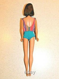 Barbie VINTAGE Brunette LONG HAIR AMERICAN GIRL Bend Leg BARBIE Doll