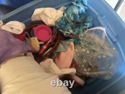 Big american girl doll lot (clothes, furniture, accessories)