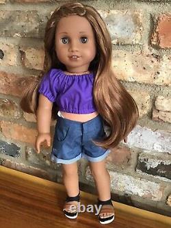 Bria Custom OOAK American Girl Doll Tenney Light Brown Eyes Auburn Hair Sonali