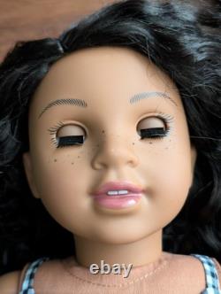 Brioni Custom American Girl Doll OOAK Black Hair Brown Eyes Claudie Mold Tiana