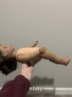 CYO American Girl Doll Create Your Own Brown Curly Hair Brown Eyes Side Bangs