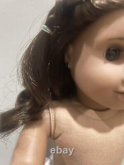 CYO American Girl Doll Create Your Own Brown Curly Hair Brown Eyes Side Bangs