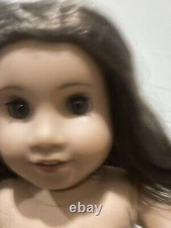 CYO American Girl Doll Create Your Own Brown Curly Hair Brown Eyes Side Bangs