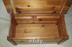 Cedar Hope Treasure Chest Toy Box Storage Trunk Great Size 4 American Girl Doll