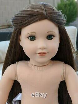Custom American Girl Blaire Doll OOAK (brown hair, green eyes)