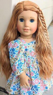 Custom American Girl Doll BeForever Rebecca Red Wavy Hair Blue Eyes OOAK