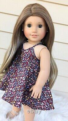 Custom American Girl Doll BeForever Rebecca Ruben Hazel Eyes Brown Blonde Wig