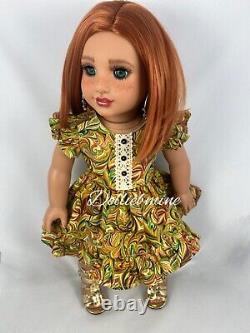 Custom American Girl Doll EMILY base doll Evette