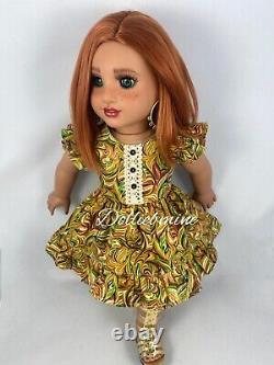 Custom American Girl Doll EMILY base doll Evette