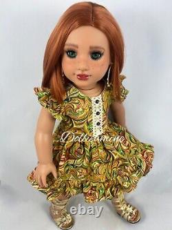 Custom American Girl Doll EMILY base doll Evette